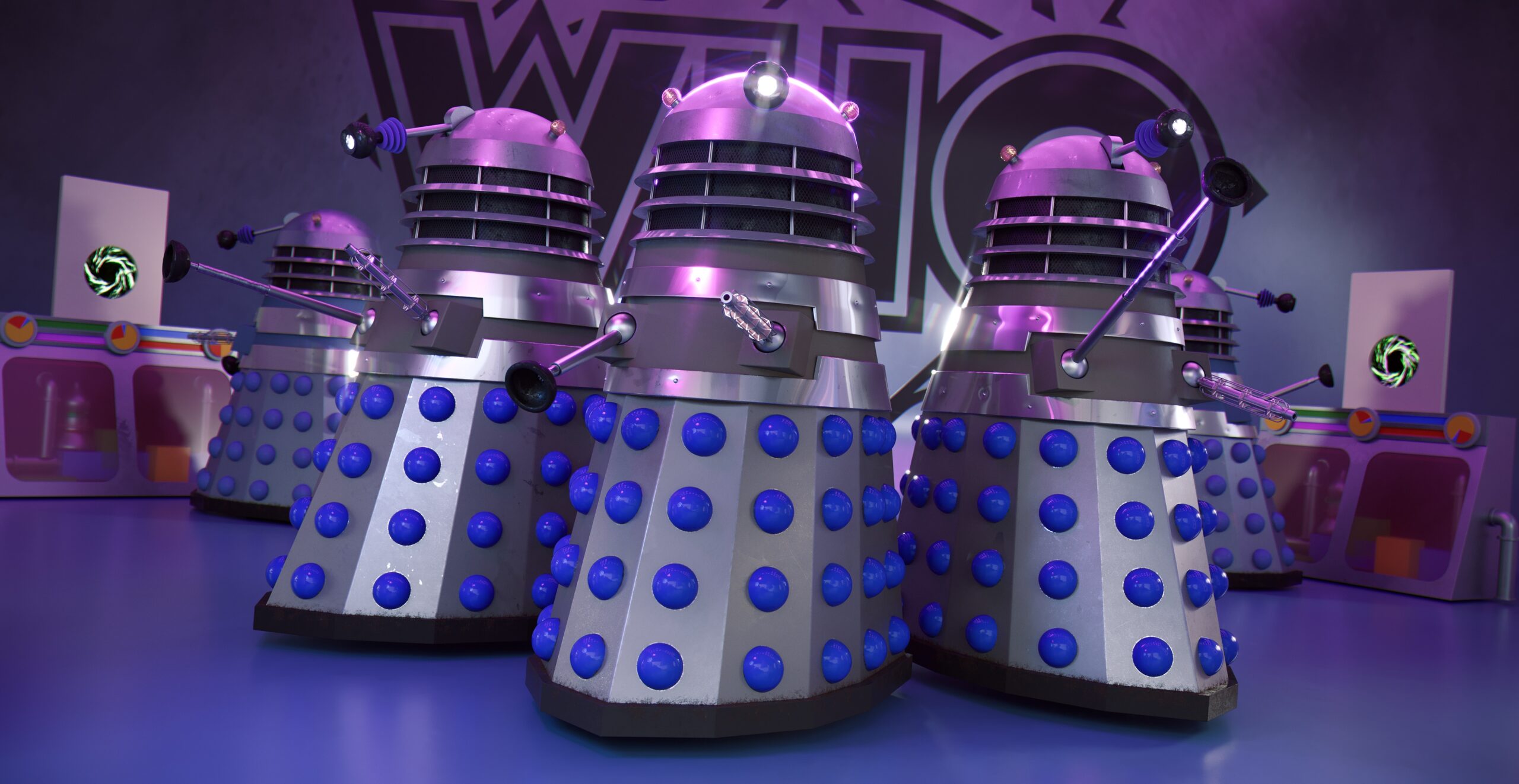 1960's Dalek Art by Phil Shaw ©